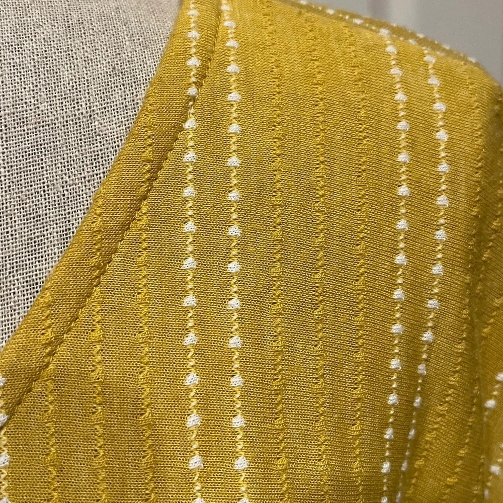 W5 Mustard Striped Tee